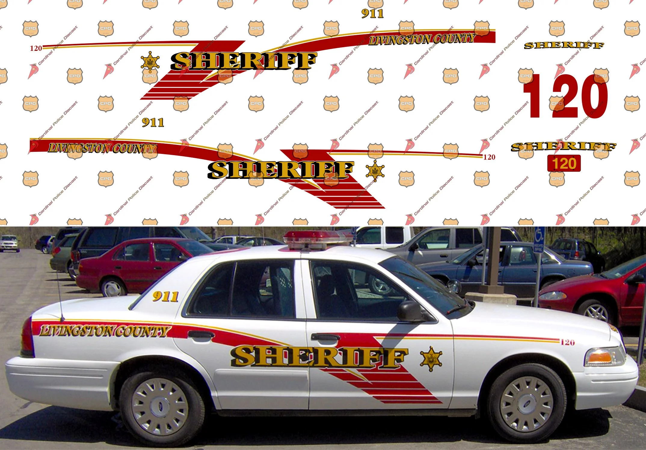Darby Borough, PA Police Department — Cardinal Police Diecast